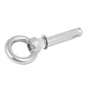 uxcell M12x100mm 304 Stainless Steel Ring Lifting Sleeve Expansion Closed Hook Eye Bolt