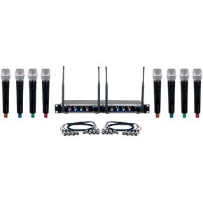 VOCOPRO DIGITAL-ACAPELLA-8 Eight Channel UHF Wireless Handheld Microphone System