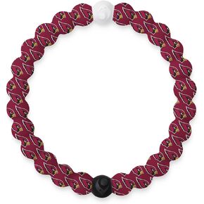 Lokai Silicone Beaded Bracelet for Men & Women, NFL Football Collection - Arizona Cardinals, Small - Silicone Jewelry Fashion Bracelet Slides-On for Comfortable Fit