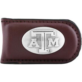 NCAA Texas A&M Aggies Zep-Pro Leather Magnet Concho Money Clip