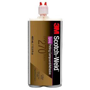 3M Scotch-Weld Epoxy Potting Compound DP270, Black, 400 mL Duo-Pak