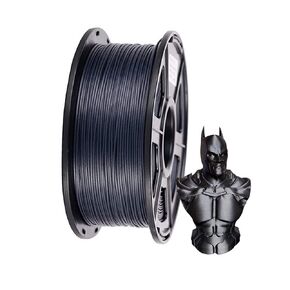 PLA Filament 3D Printer Filament Carbon Fiber Filament 1.75mm 20% Carbon Fiber Dimensional Accuracy +/- 0.03 mm 1kg 2.2lbs Black Spool in Saudi Arabia