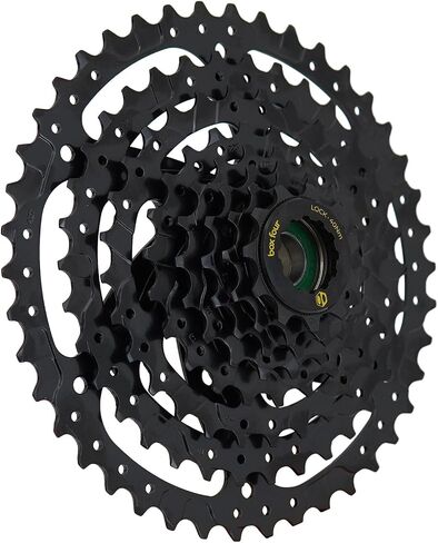 Box Four 8 Speed Cassette Black 11-42T, 12-42T Fits Standard HG Hubs 9/10/11 Speed Cassette Mountain Bike, Lightweight Bicycle MTB Cassettes, Compatible Bike Cassettes in Saudi Arabia
