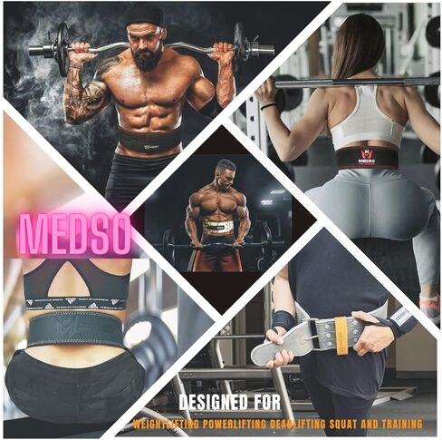 Weightlifting Lever Belt 100% Pro Genuine Leather for Weight Lifting, Powerlifting, Cross Training, Squats, Deadlifting,10MM Thick 4" Wide for Men and Women in Saudi Arabia