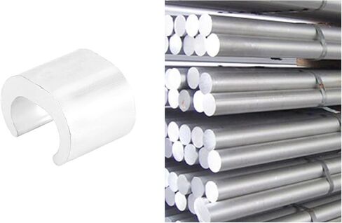 10Pcs U Shaped Thick Copper Crimping Terminal Connector Kit, Copper Crimping Sleeve, Non Insulated Copper Wire and Wire Connection Terminals, Suitable for 4,5,6 Awg Gauge in Saudi Arabia