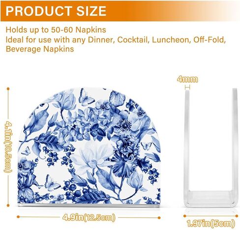 Napkin Holder for Table，Upright Napkin Dispenser Kitchen Acrylic Tissue Napkin Dispensers Cocktail Napkin Holders Hotel Restaurant Home Outdoor Decor 1 Pcs Bird in Saudi Arabia