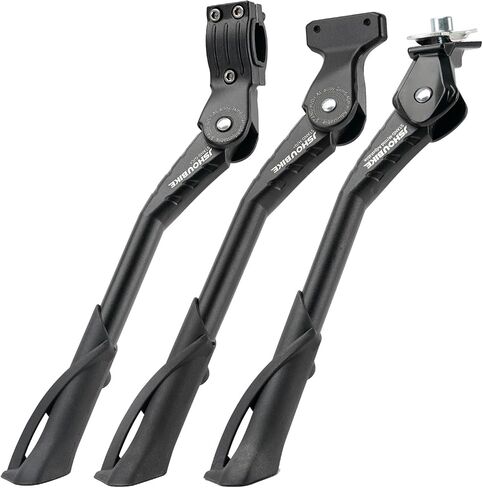 JSHOUBIKE Adjustable Rear Kickstand Aluminium Alloy Side Kick stand Fits For 24/26/27.5/29Inch Mountain bike, 700C Road bicycle, MTB,E-Bikes，Snow/Folding Bike, Electric bike, ebike in Saudi Arabia