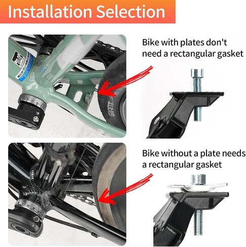 JSHOUBIKE Adjustable Rear Kickstand Aluminium Alloy Side Kick stand Fits For 24/26/27.5/29Inch Mountain bike, 700C Road bicycle, MTB,E-Bikes，Snow/Folding Bike, Electric bike, ebike in Saudi Arabia