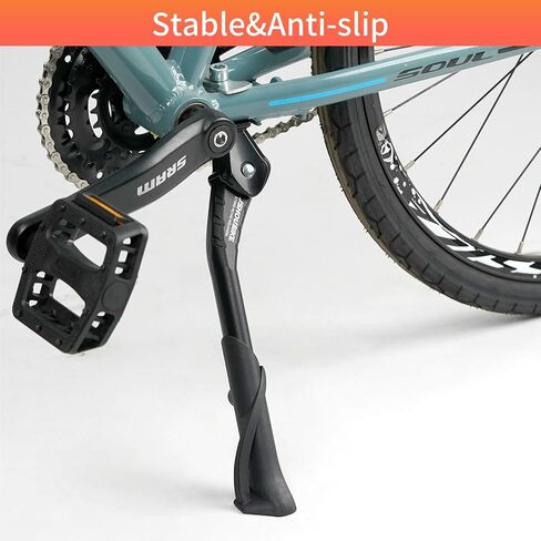 JSHOUBIKE Adjustable Rear Kickstand Aluminium Alloy Side Kick stand Fits For 24/26/27.5/29Inch Mountain bike, 700C Road bicycle, MTB,E-Bikes，Snow/Folding Bike, Electric bike, ebike in Saudi Arabia