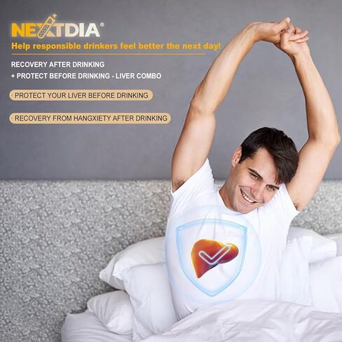 الراحة والتعافي، فيتامين العافية قبل ما بعد الاحتفال لاستقلاب الكحول، الشعور بالتحسن بعد الشرب والنوم | شوك الحليب، الكركم، المنحل بالكهرباء | بعد قبل مساعدة الكحول لدعم الكبد in Kuwait