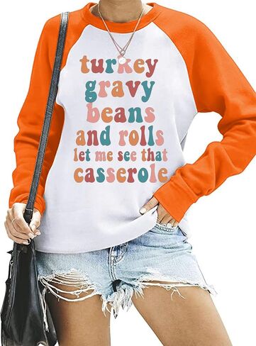 Beopjesk Graphic Printed Sweatshirt for Women Family Christmas Pullover Fall Winter Halloween Thanksgiving Tees Tops in Saudi Arabia