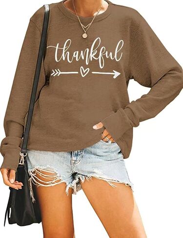 Beopjesk Graphic Printed Sweatshirt for Women Family Christmas Pullover Fall Winter Halloween Thanksgiving Tees Tops in Saudi Arabia