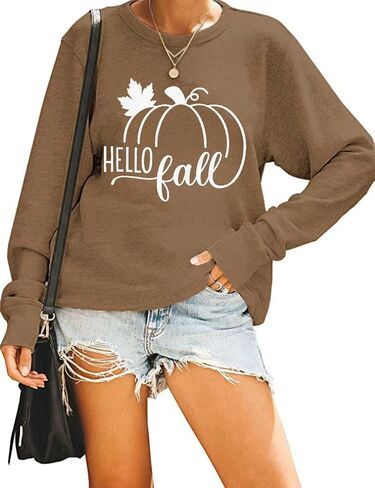 Beopjesk Graphic Printed Sweatshirt for Women Family Christmas Pullover Fall Winter Halloween Thanksgiving Tees Tops in Saudi Arabia