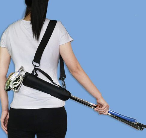 Mini Golf Club Bag with Shoulder Strap, Portable Lightweight Driving Range Carrier Course Training Sunday Foldable Carry Durable Case Hold 3-5 Poles for Men Women Kids in Saudi Arabia