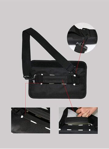 Mini Golf Club Bag with Shoulder Strap, Portable Lightweight Driving Range Carrier Course Training Sunday Foldable Carry Durable Case Hold 3-5 Poles for Men Women Kids in Saudi Arabia