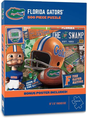 YouTheFan NCAA Alabama Crimson Tide Retro Series 500pc Puzzle 15" x 20" in Saudi Arabia
