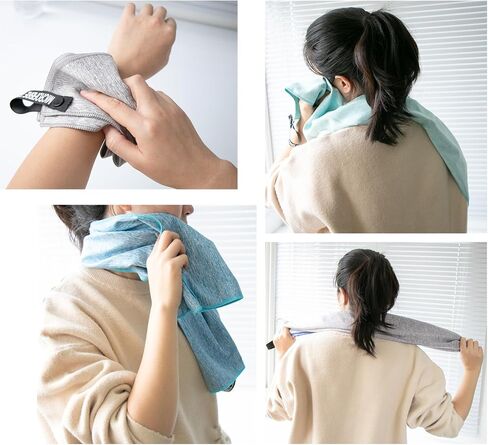 Microfiber Towels Quick Dry Gym Fast Drying Towels for Beach Camping Yoga Travel Sports Towels 3 Pack in Saudi Arabia