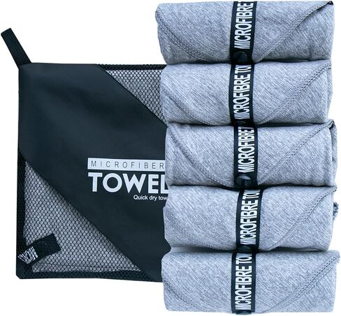 Microfiber Towels Quick Dry Gym Fast Drying Towels for Beach Camping Yoga Travel Sports Towels 3 Pack in Saudi Arabia