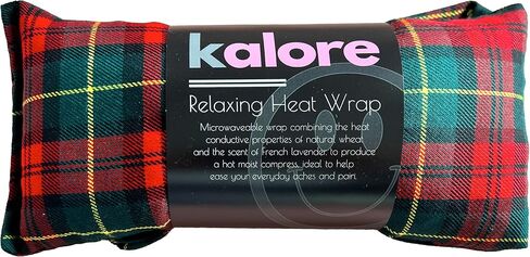 Microwavable Heating Pads for Winter, Back, Stomach & Head Comfort – Kalore Neck Wrap with Velboa Faux Fur Cover – Even Heat Distribution Hot Compress Bag - Wheat Heat Pad – Lavender Scent – Black in Saudi Arabia