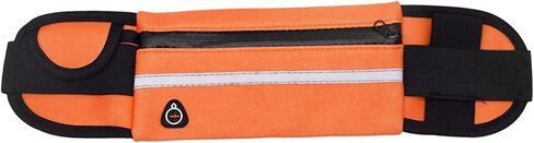 Slim Running Belt Fanny Pack,Waist Pack Bag for Hiking Cycling Workout Yoga Reflective Runner Pouch Belt Fitness Workout Bag Adjustable Sport Travel Fanny Pack Money Phone Holder (orange) in Saudi Arabia