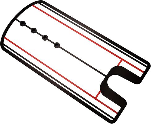 Golf Putting Mirror, Golf Alignment Mirror Training Aid Trainer, Portable Swing Trainer 12'' x 5.5'' - Practice Your Putting Alignment Tool in Kuwait