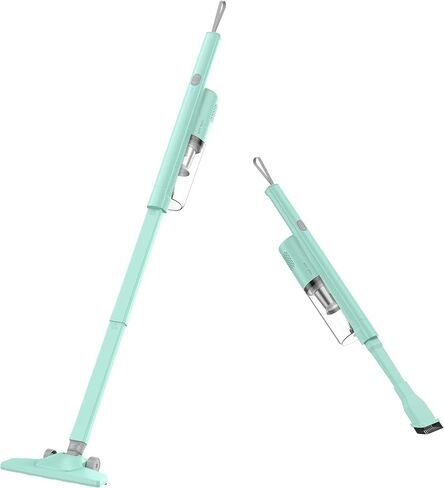 Cordless Stick Vacuum Cleaner, Handheld Lightweight Small Electric Broom for Home Car Apartment Hardwood Floors Carpet Pet Hair Litter Quick cleaning, 11KPa Strong Suction,Only Weight 3.5 Ib in Saudi Arabia