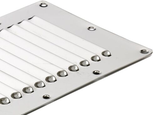 فتحة تهوية مختومة من الفولاذ المقاوم للصدأ مصنوعة من Amarine - مستطيلة - 07720S - 5 "X 9" in Saudi Arabia