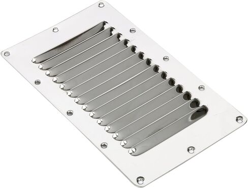 فتحة تهوية مختومة من الفولاذ المقاوم للصدأ مصنوعة من Amarine - مستطيلة - 07720S - 5 "X 9" in Saudi Arabia