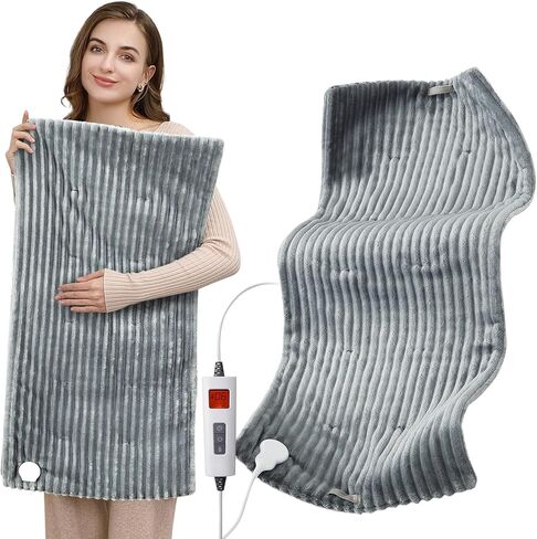 وسادة تدفئة مع شاشة LCD للظهر وسادات تدفئة كبيرة 33 بوصة × 17 بوصة in Kuwait