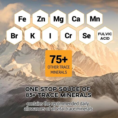 Shilajit Resin, Himalayan Shilajit, Shilajit for Men, 600mg Natural Authentic Pure Himalayan Organic Resin with 85+ Trace Minerals Golden Grade Shilajit Supplement or Energy Immune Support in Saudi Arabia