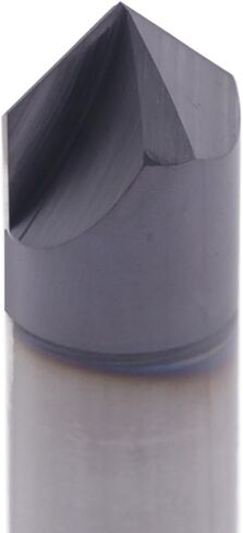 BestParts High Performance Solid Carbide End Mill, Chamfer Mill - Double End - AlTiN Coated, 2 Flute, 90° Chamfer Angle, 1/2" Cutting Diameter, 1/2" Shank Diameter, 3" Overall Length in Saudi Arabia