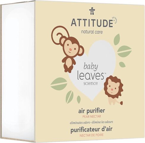 ATTITUDE Baby Air Purifier, Activated Carbon, Captures Stubborn Odors, Plant and Mineral-Based, Vegan, Good Night, 8 Ounce in Saudi Arabia
