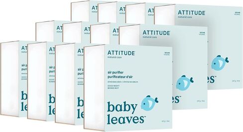ATTITUDE Baby Air Purifier, Activated Carbon, Captures Stubborn Odors, Plant and Mineral-Based, Vegan, Good Night, 8 Ounce in Saudi Arabia