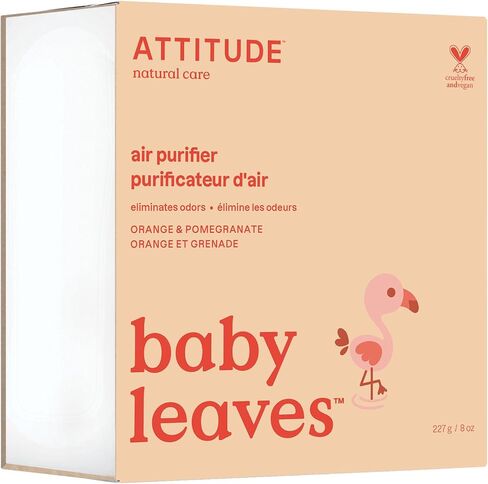 ATTITUDE Baby Air Purifier, Activated Carbon, Captures Stubborn Odors, Plant and Mineral-Based, Vegan, Good Night, 8 Ounce in Saudi Arabia