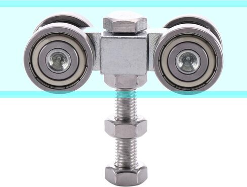 4 Wheel Trolley Assembly with Silent M10 Bolt for All Standart 1-5/8" or Taller Strut Channel Pack of 2 in Saudi Arabia