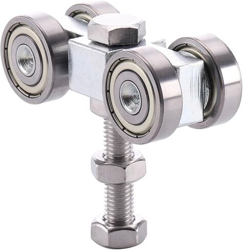 4 Wheel Trolley Assembly with Silent M10 Bolt for All Standart 1-5/8" or Taller Strut Channel Pack of 2 in Saudi Arabia