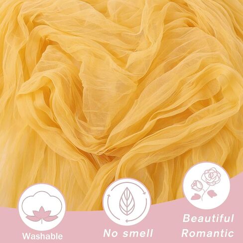 Blue Gauze Table Runner 10ft Rustic Cheese Cloth Table Runner 38×120 Inches Boho Style Decorations for Romantic Date Wedding Party Baby Shower Photography Decoration in Saudi Arabia