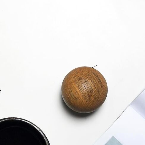 Ball Round Measuring Tape - Architecturally Designed Wooden Desk Accessory and Paperweight in Saudi Arabia