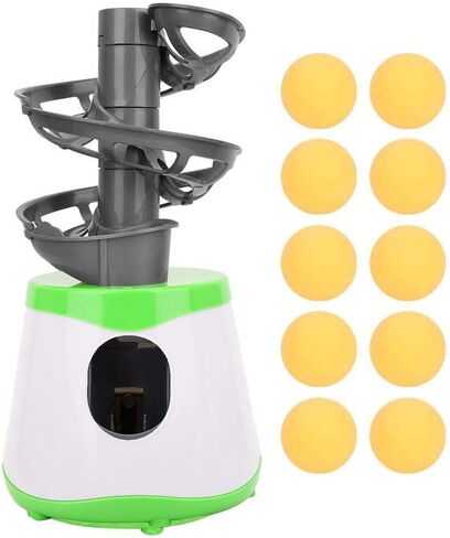 Table Tennis Trainer Robot, Portable ABS Table Tennis Trainer Ping Pong Ball Automatic Launcher Training Machine Children Entertainment Toy in Saudi Arabia