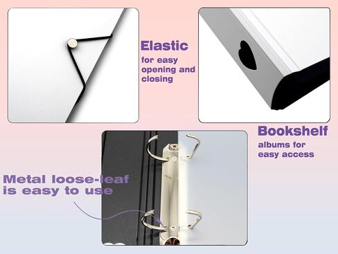 مجموعة كتب حامل بطاقات الصور Kpop مقاس A5 ألبوم بطاقات الصور الفوتوغرافية 6 حلقات Photocard Binder، مناسبة لـ Kpop 200 بطاقة مقاس 3 بوصات، مع 50 قطعة من أكمام بطاقات وامضة بالليزر، مع 20 ورقة ملصقات ملصقات لطيفة in Saudi Arabia