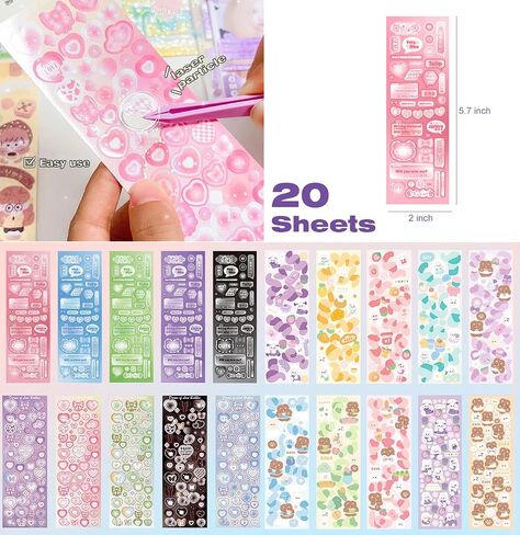 مجموعة كتب حامل بطاقات الصور Kpop مقاس A5 ألبوم بطاقات الصور الفوتوغرافية 6 حلقات Photocard Binder، مناسبة لـ Kpop 200 بطاقة مقاس 3 بوصات، مع 50 قطعة من أكمام بطاقات وامضة بالليزر، مع 20 ورقة ملصقات ملصقات لطيفة in Saudi Arabia