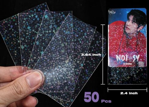 مجموعة كتب حامل بطاقات الصور Kpop مقاس A5 ألبوم بطاقات الصور الفوتوغرافية 6 حلقات Photocard Binder، مناسبة لـ Kpop 200 بطاقة مقاس 3 بوصات، مع 50 قطعة من أكمام بطاقات وامضة بالليزر، مع 20 ورقة ملصقات ملصقات لطيفة in Saudi Arabia