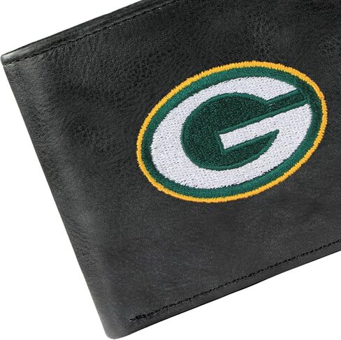 Rico Industries NFL Embroidered Leather Billfold Wallet, Houston Texans, 3.25 x 4.25-inches in Saudi Arabia