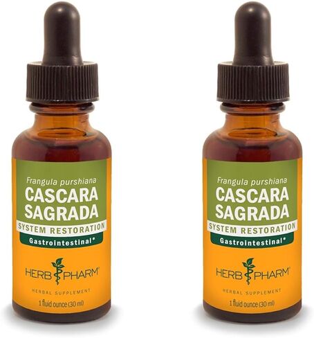 مستخلص سائل Herb Pharm Cascara Sagrada لدعم الجهاز الهضمي - 1 أونصة in Kuwait