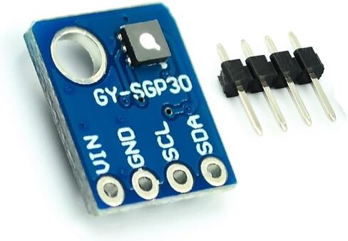 HiLetgo SGP30 TVOC eCO2 مستشعر الغاز مراقبة جودة الهواء مستشعر كشف الفورمالديهايد ثاني أكسيد الكربون مستشعر كشف اختبار الهواء الداخلي GY-SGP30 in Kuwait