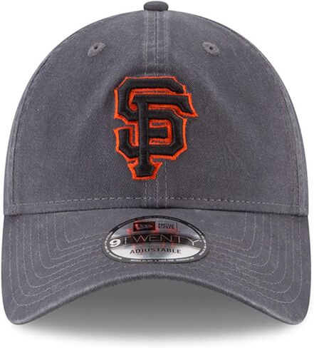 New Era San Francisco Giants Primary Logo Core Classic 9TWENTY Adjustable Hat Graphite in Saudi Arabia