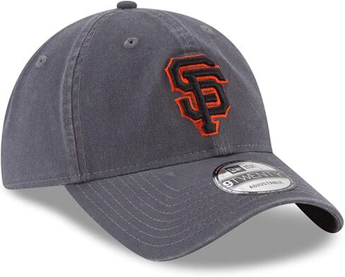 New Era San Francisco Giants Primary Logo Core Classic 9TWENTY Adjustable Hat Graphite in Saudi Arabia