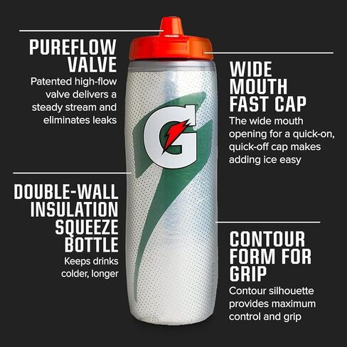Gatorade Insulated Squeeze Bottle, 30oz in Saudi Arabia