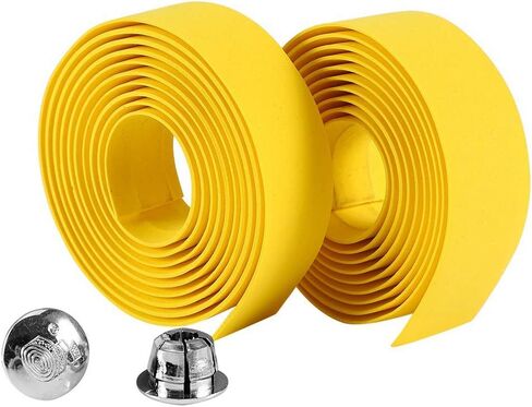 Handlebar Tape, 2Pcs Fade Resistance Bike Reflective Grip Wrap Tape with 2 Bar Plugs Cycling Handlebar Accessory in Saudi Arabia