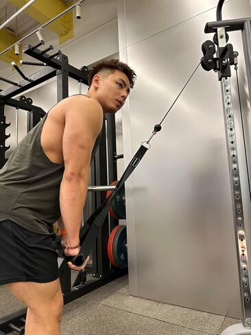KYLIN SPORT مقبض طويل للركاب مع حلقة تسلق معدنية ملحقات آلة الكابلات مقابض شريط المقاومة مقابض السيليكون حزام اللياقة البدنية in Kuwait
